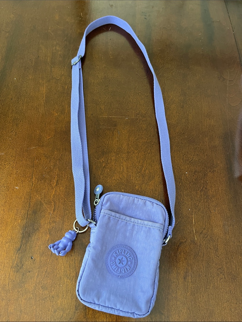Kipling Lavender Crossbody Phone Pouch